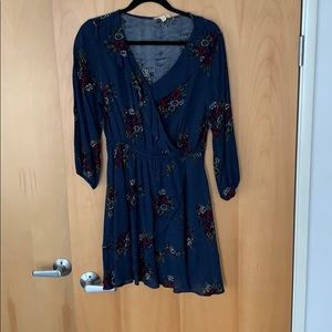 Navy long sleeve dress